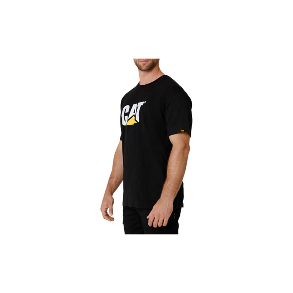 Caterpillar Tm Logo Men's T-Shirts Black  USA |  084952-VJH