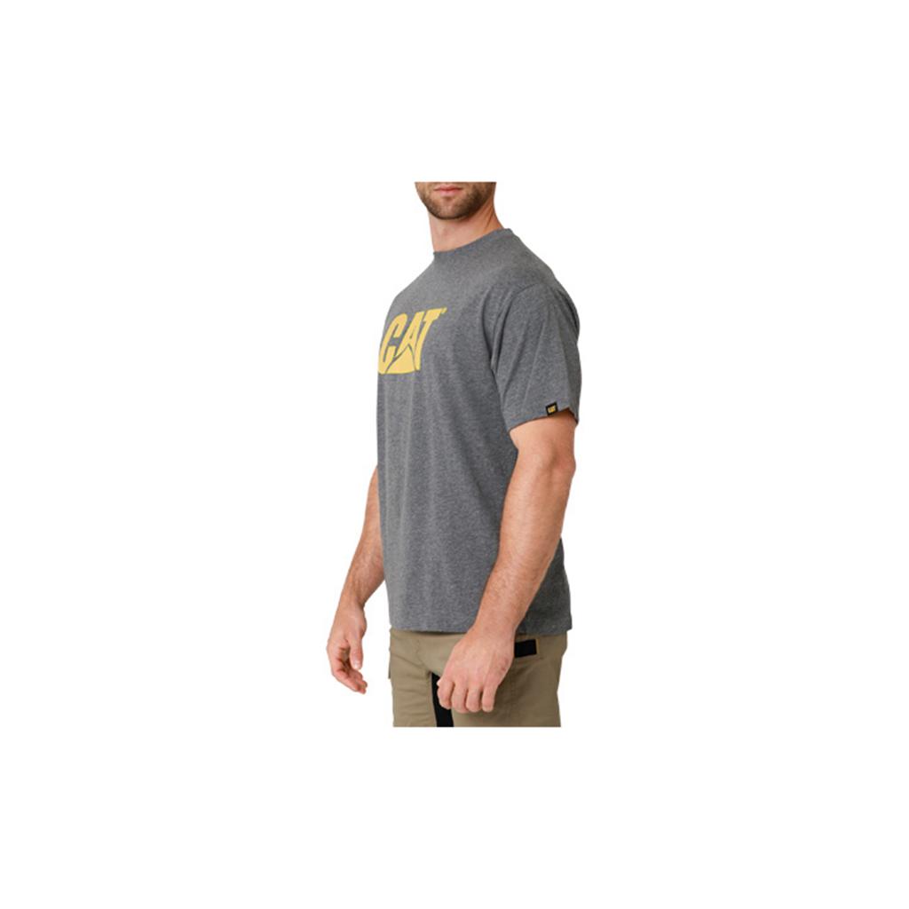 Caterpillar Tm Logo Men's T-Shirts Dark Grey  USA |  501764-TDP