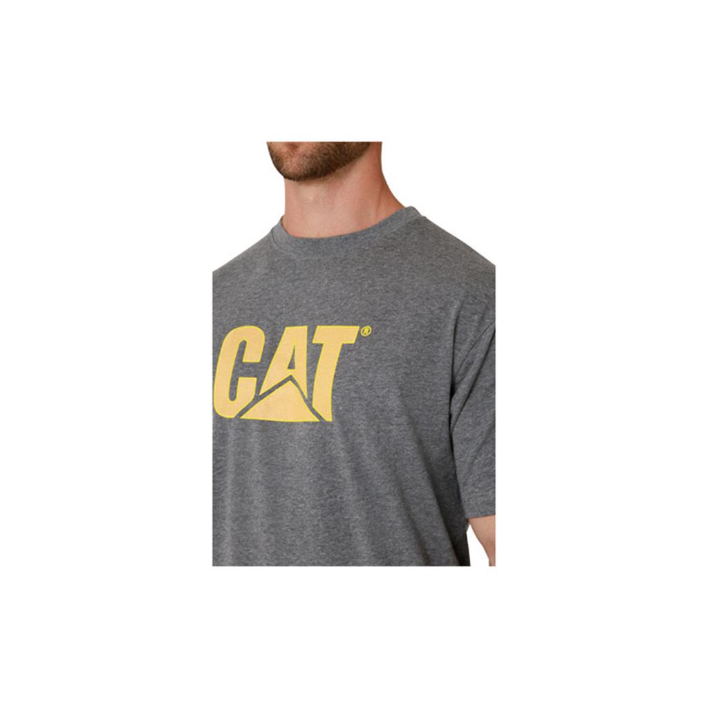 Caterpillar Tm Logo Men's T-Shirts Dark Grey  USA |  501764-TDP