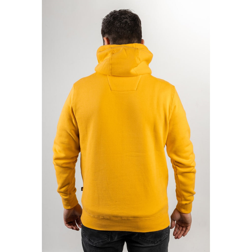 Caterpillar Trademark Hooded/Black Men's Sweatshirts Yellow / Black  USA |  946538-YKH