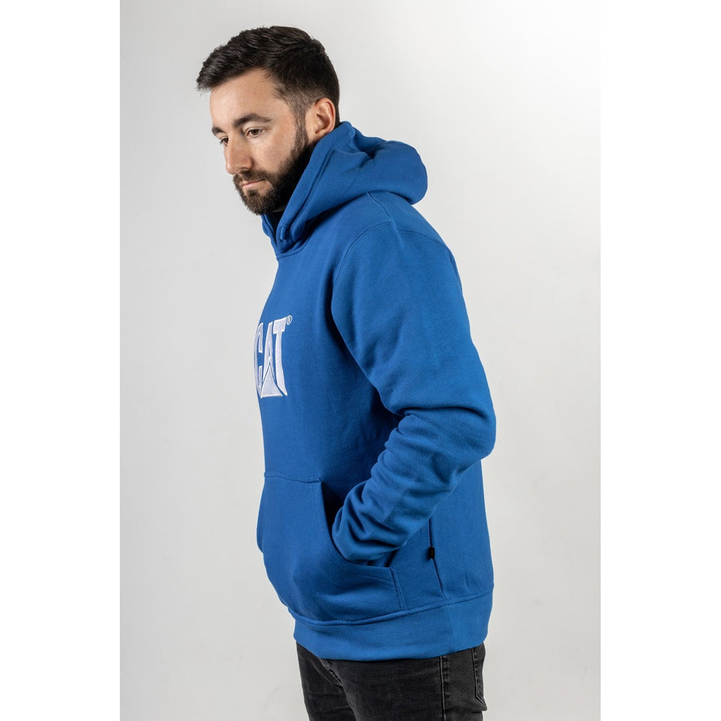 Caterpillar Trademark Hooded Memphis Men's Sweatshirts Blue  USA |  879026-YLF