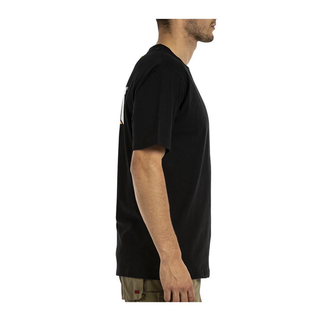 Caterpillar Trademark Men's T-Shirts Black  USA |  187092-BWU