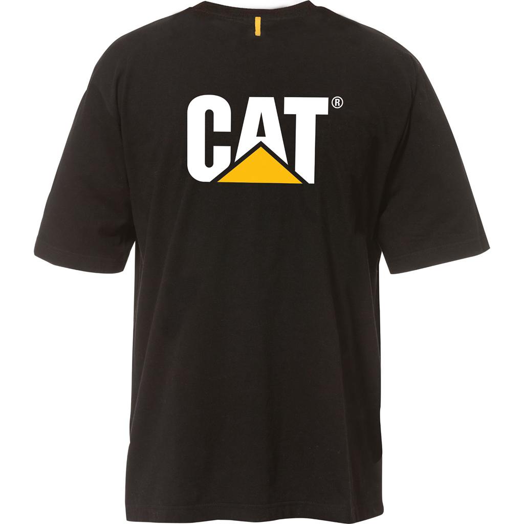 Caterpillar Trademark Men's T-Shirts Black  USA |  640932-URW