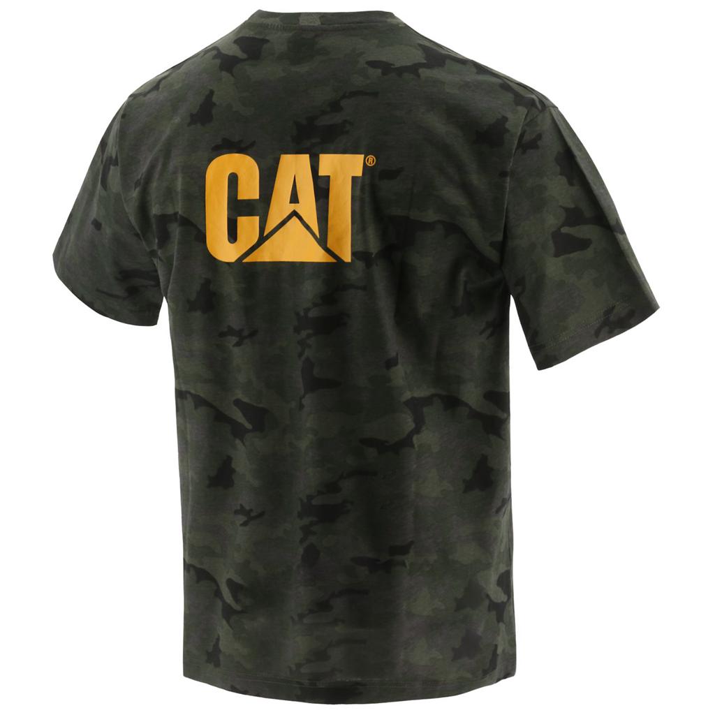 Caterpillar Trademark Men's T-Shirts Camo  USA |  256094-BST