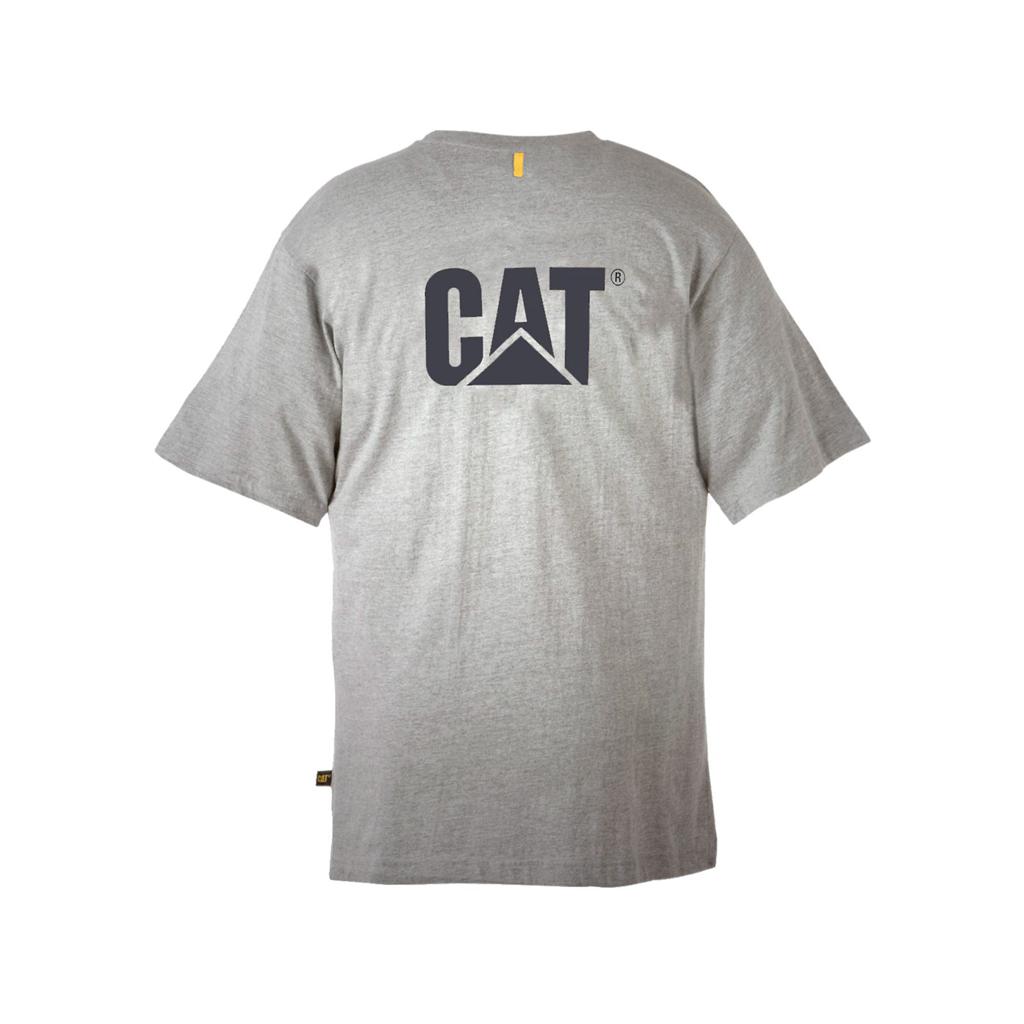 Caterpillar Trademark Men's T-Shirts Dark Grey  USA |  031827-RND