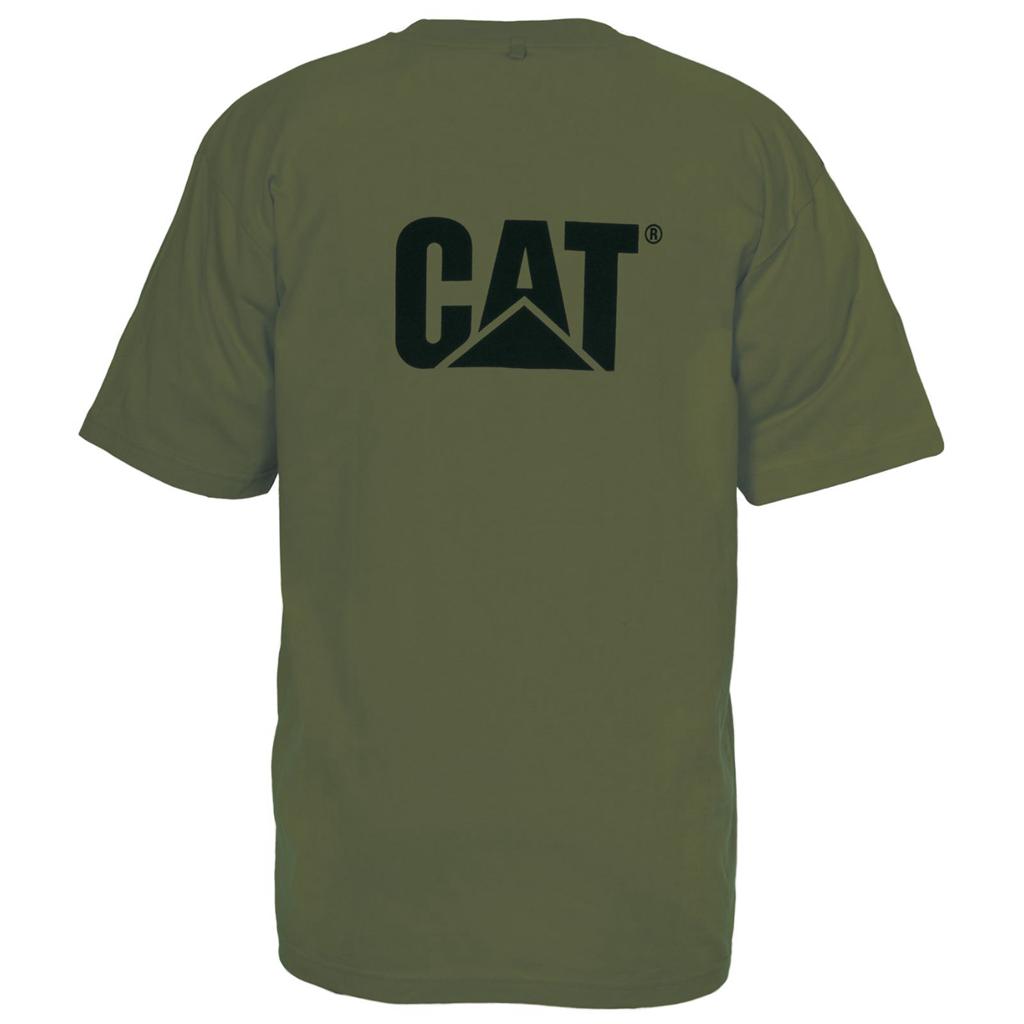 Caterpillar Trademark Men's T-Shirts Green  USA |  137569-TLU