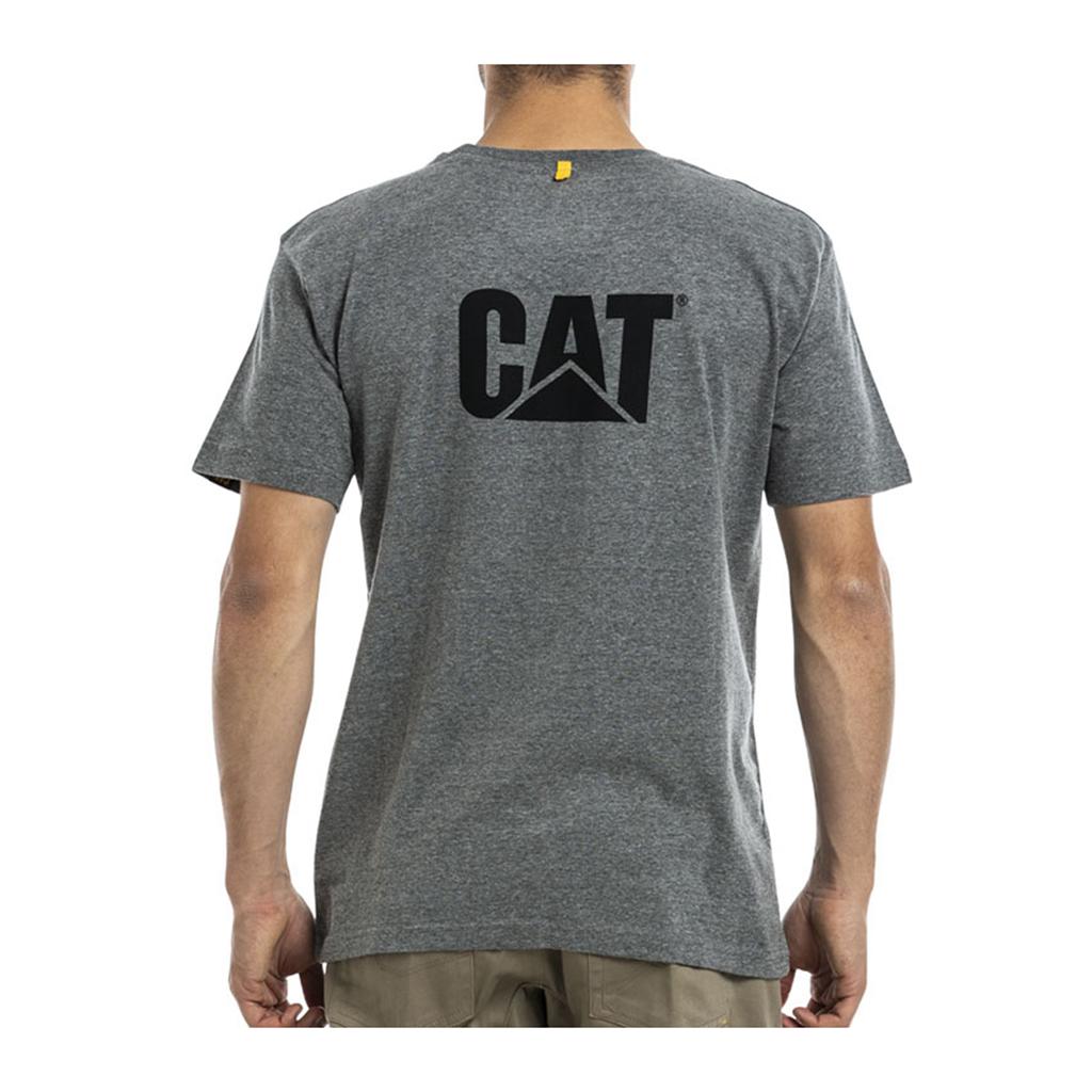 Caterpillar Trademark Men's T-Shirts Grey  USA |  819670-IVP