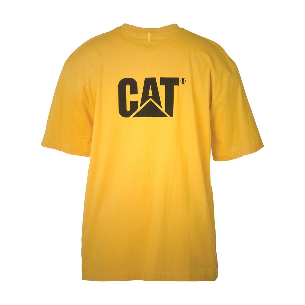 Caterpillar Trademark Men's T-Shirts Yellow  USA |  347580-OCA