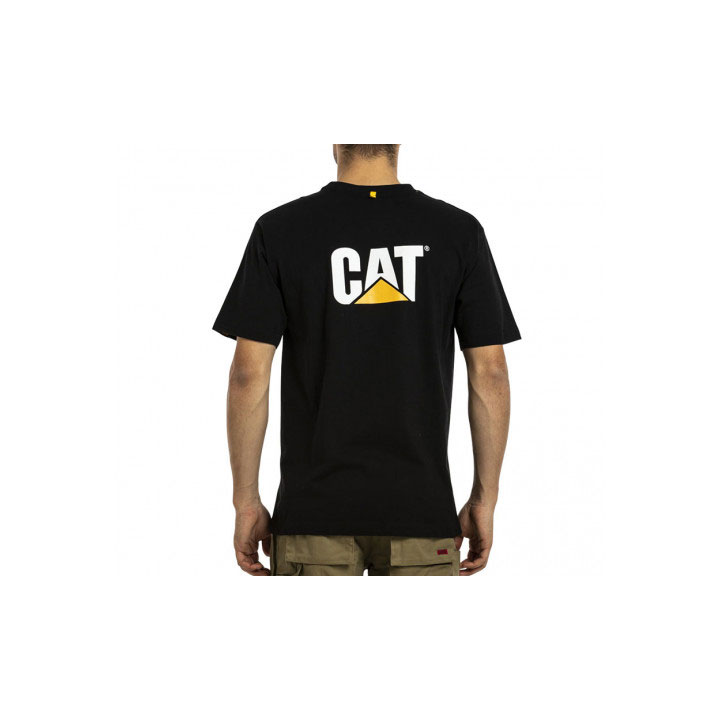 Caterpillar Trademark Men's Tee Shirts Black  USA |  402538-QRK