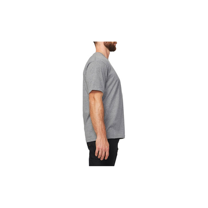 Caterpillar Trademark Men's Tee Shirts Dark Heather Grey  USA |  749526-HMA