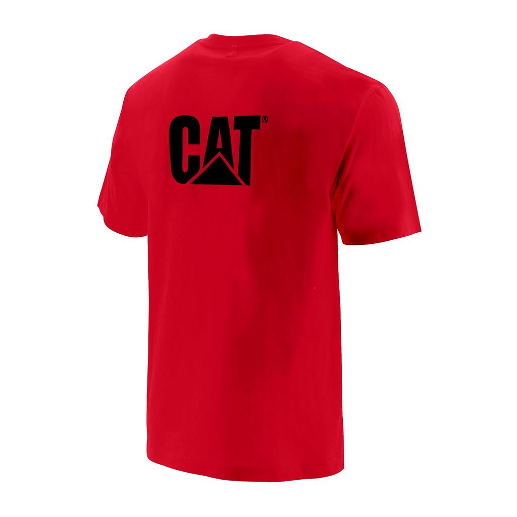 Caterpillar Trademark Pocket Men's T-Shirts Red  USA |  271380-WZC