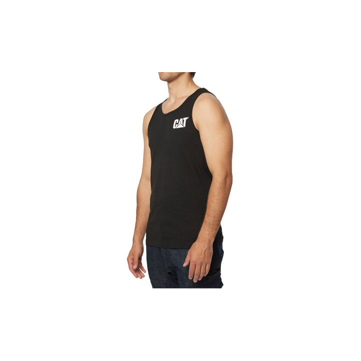 Caterpillar Trademark Women's Singlet Black  USA |  610425-KSW