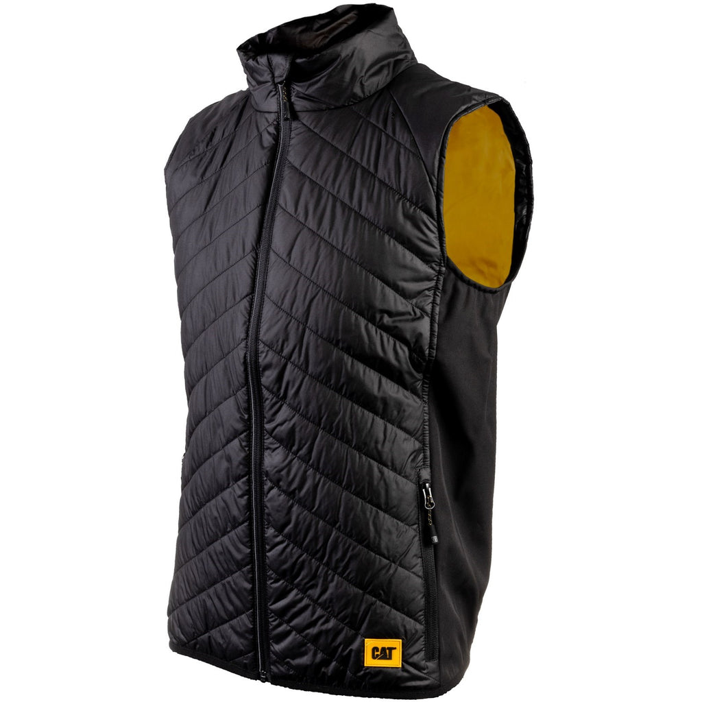 Caterpillar Trades Hybrid Body Men's Vests Black / Yellow  USA |  169045-INL