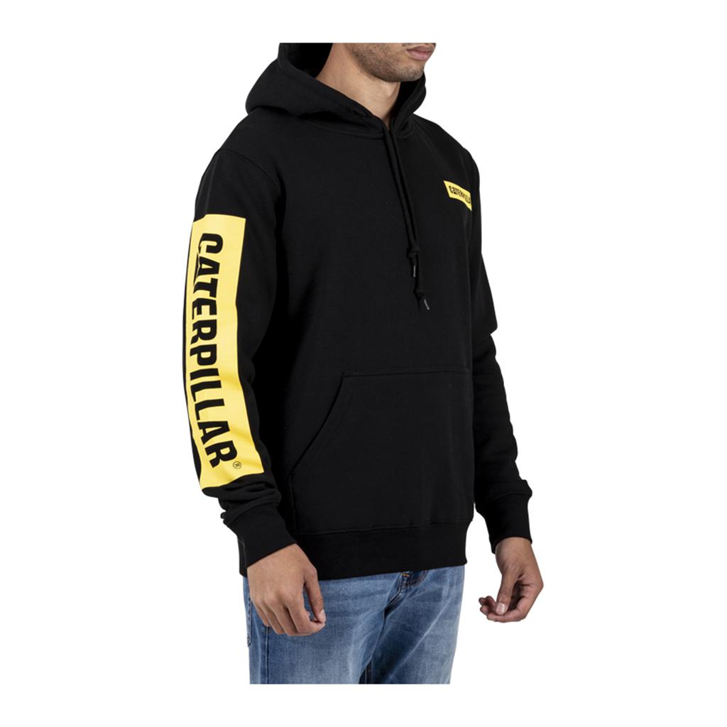 Caterpillar Triton Block Hoody Men's Sweatshirts Black/Yellow  USA |  024673-WGM