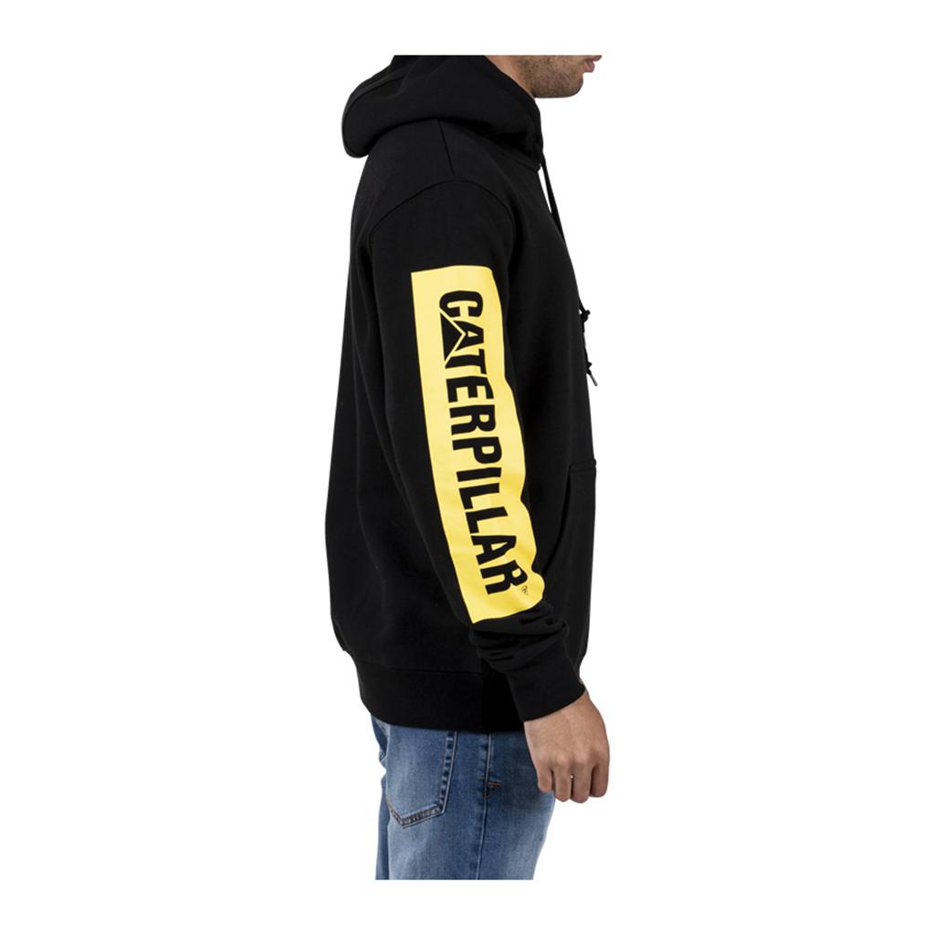 Caterpillar Triton Block Hoody Men's Sweatshirts Black/Yellow  USA |  024673-WGM