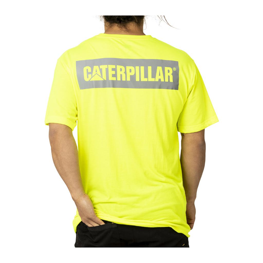 Caterpillar Triton Block S/S Men's T-Shirts Yellow  USA |  327806-TSW