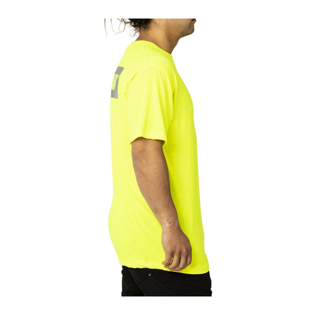 Caterpillar Triton Block S/S Men's T-Shirts Yellow  USA |  327806-TSW