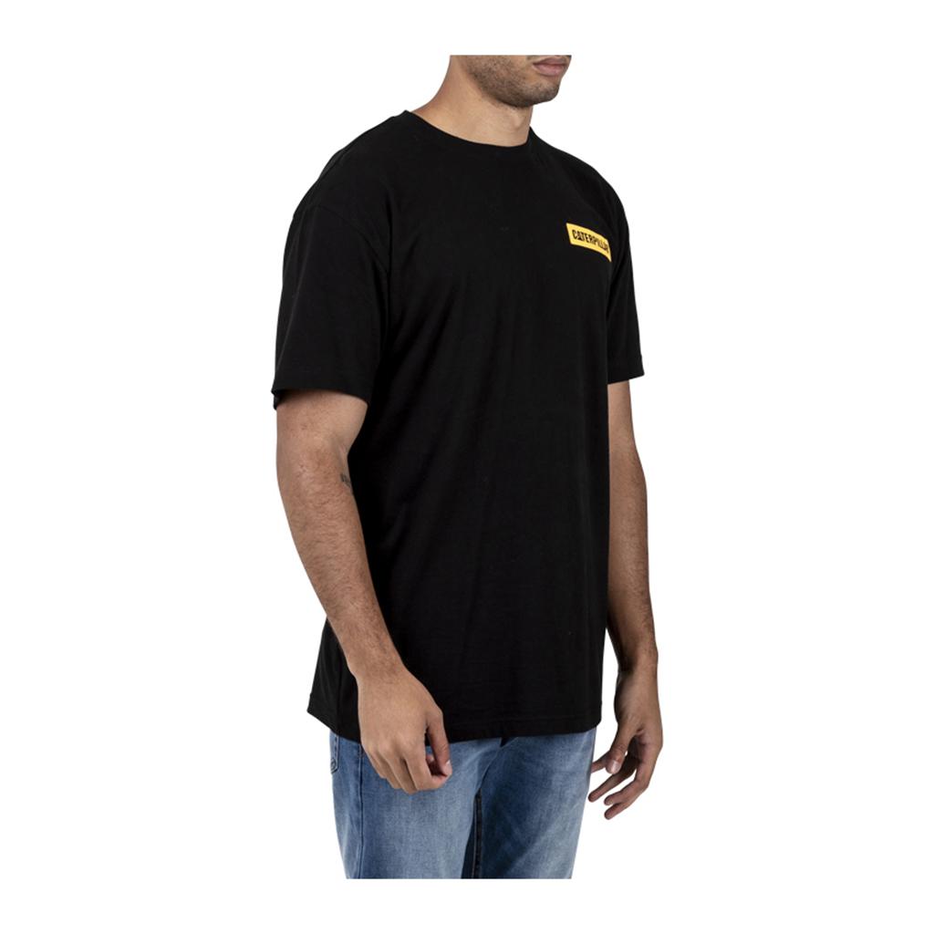 Caterpillar Triton Block S/S Men's T-Shirts Black  USA |  361279-RNA