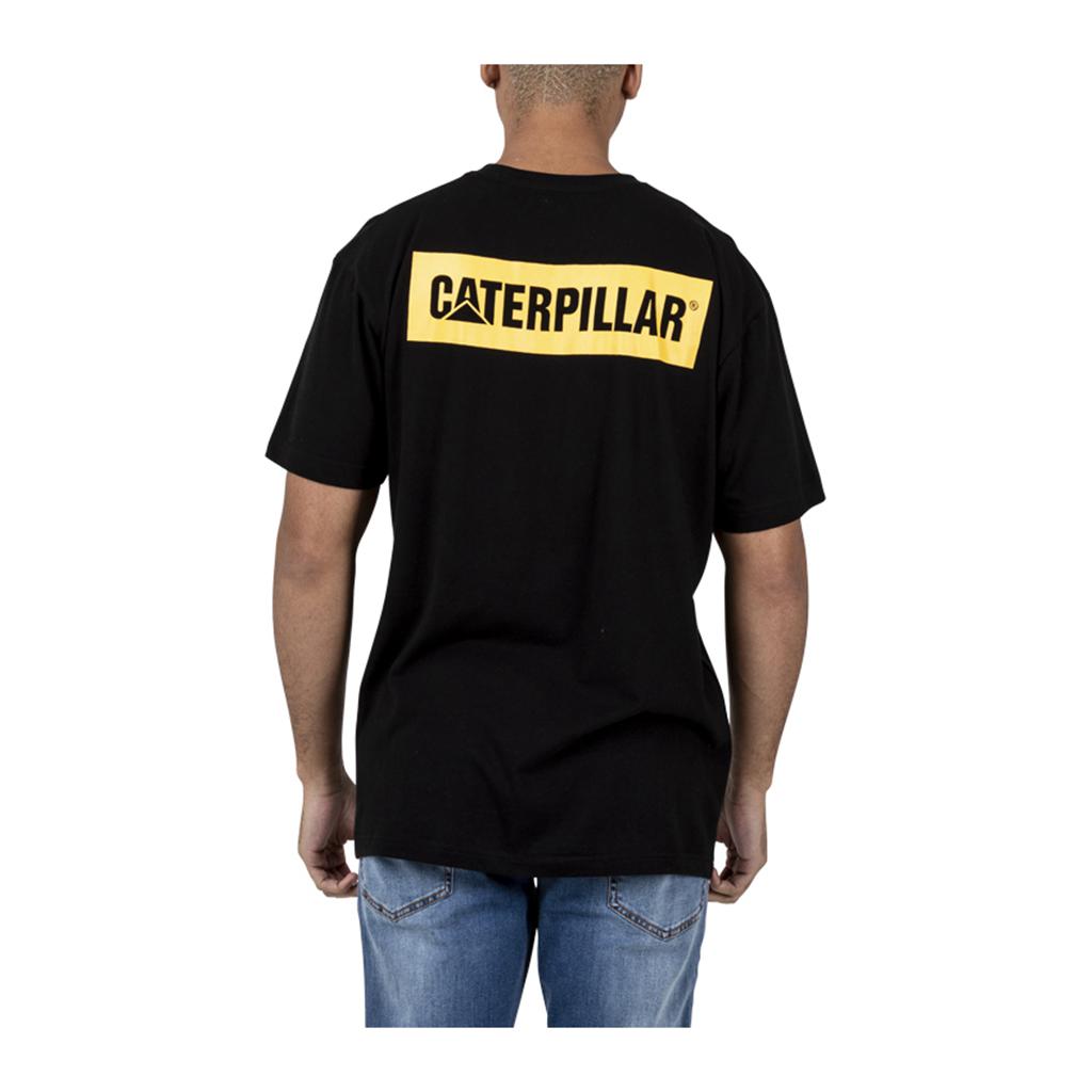 Caterpillar Triton Block S/S Men's T-Shirts Black  USA |  361279-RNA