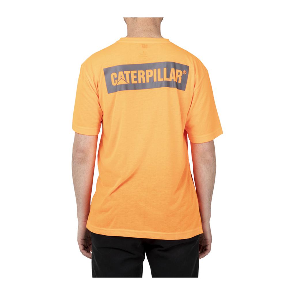 Caterpillar Triton Block S/S Men's T-Shirts Orange  USA |  478516-NMG