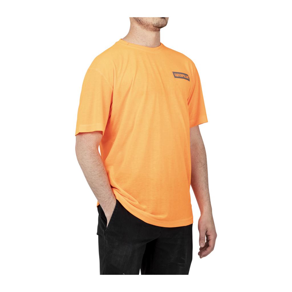 Caterpillar Triton Block S/S Men's T-Shirts Orange  USA |  478516-NMG