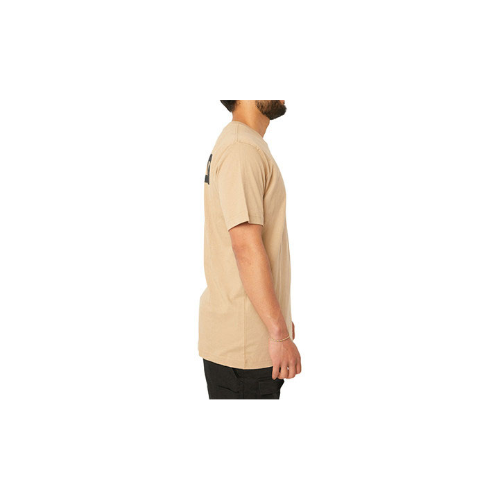 Caterpillar Triton Block Short Sleeve Men's Tee Shirts Oxford Tan Khaki  USA |  106748-ORF