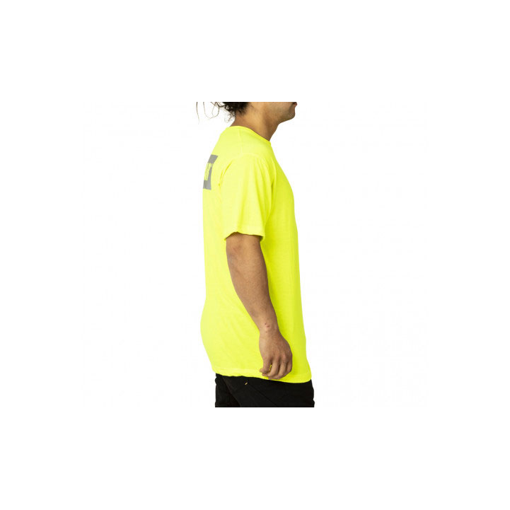 Caterpillar Triton Block Short Sleeve Men's Tee Shirts Hi-Vis Yellow  USA |  531974-RCY