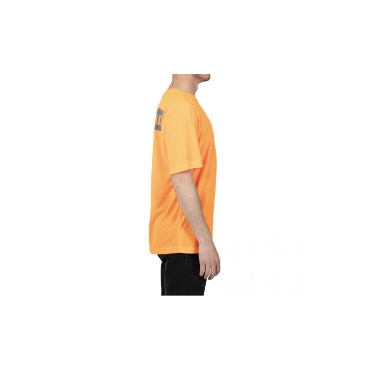 Caterpillar Triton Block Short Sleeve Men's Tee Shirts Hi-Vis Orange  USA |  743190-UHF