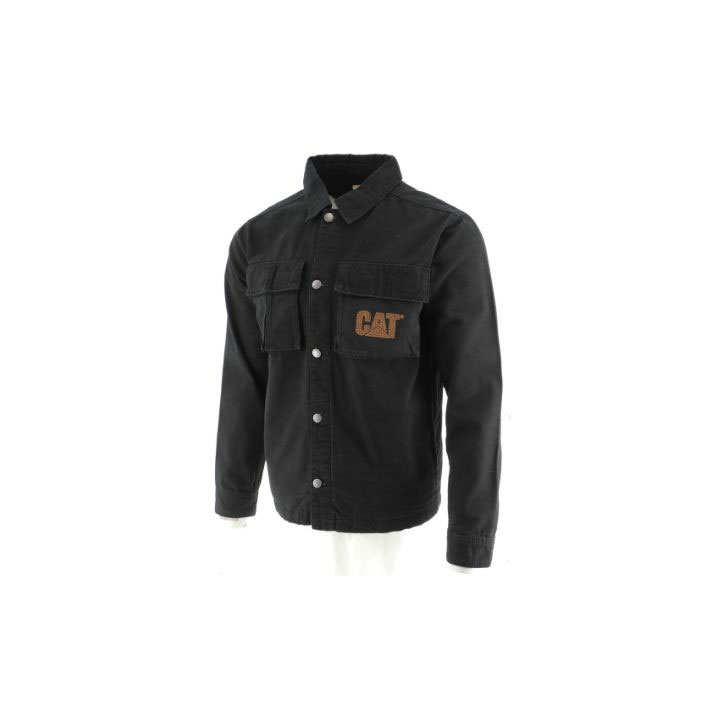 Caterpillar Urban Passage Shirt Men's Jackets Black  USA |  163790-AKV