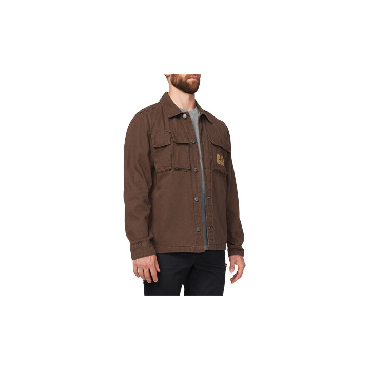 Caterpillar Urban Passage Shirt Men's Jackets Brown  USA |  917824-NKE