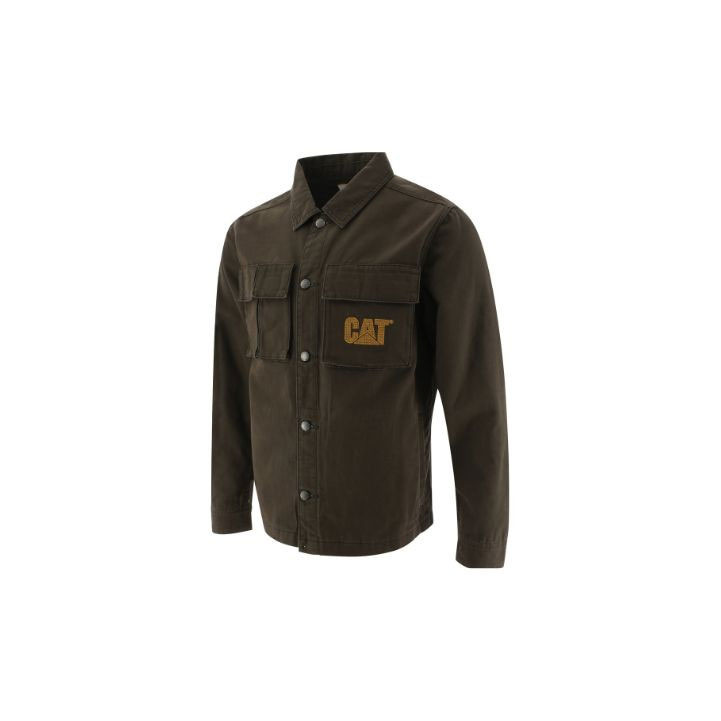 Caterpillar Urban Passage Shirt Men\'s Jackets Brown  USA |  917824-NKE