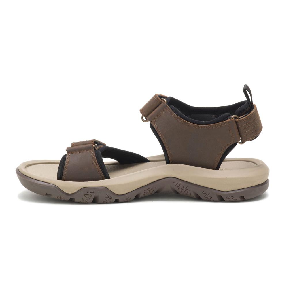 Caterpillar Waylon Men's Sandals Chocolate Brown  USA |  167548-OXT