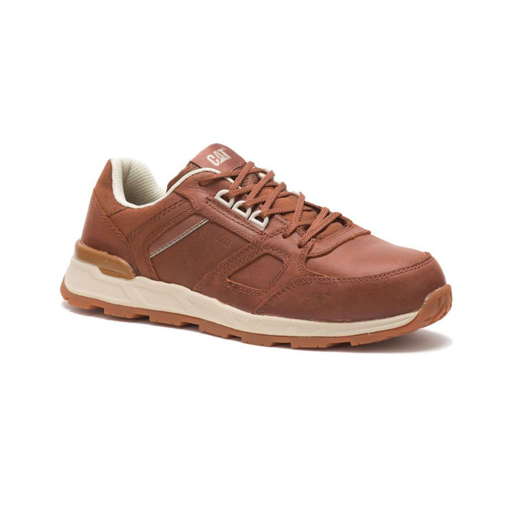 Caterpillar Woodward Sd Steel Men's Sneakers Barley Brown  USA |  847316-RIJ