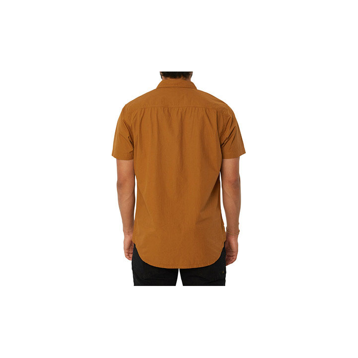 Caterpillar Work Short Sleeve Men's Shirts Bronze Brown  USA |  850927-ADK